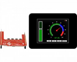 Ecran 4dsystems : Ecran tactile 7'' gen4-uLCD-70DCT-CLB-AR pour