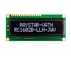 RAYSTAR RC1602B-LLH-EWV