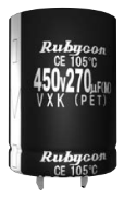 RUBYCON 450VXK220MEFC25X30