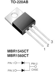 VISHAY MBR1545CT-E3/45
